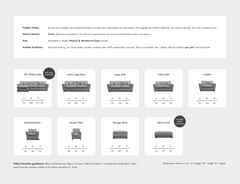 Fairfax corner chaise sofa Custom made for YOU by Whitemeadow. AF-Corner sofa-Renaissance Design Studio