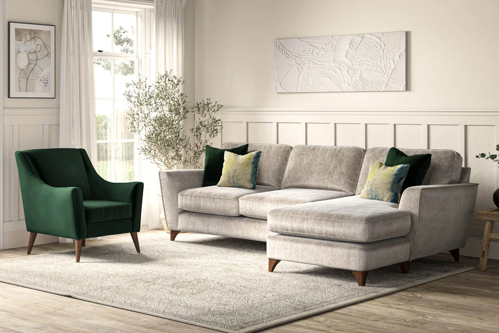 Fairfax corner chaise sofa Custom made for YOU by Whitemeadow. AF-Corner sofa-Renaissance Design Studio