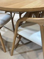 Holly Oak solid dining table collection from-Renaissance Design Studio