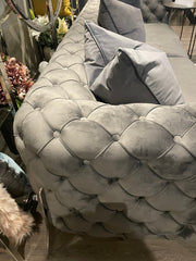 Vanessa buttoned designer armchair reduced view Instore to purchase