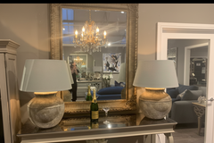 Simply fabulous oversized carved mirror 155 x 135 cm reduced