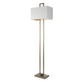 Kensington Danby Floor Lamp brass or nickel-Floor Lamp-Renaissance Design Studio