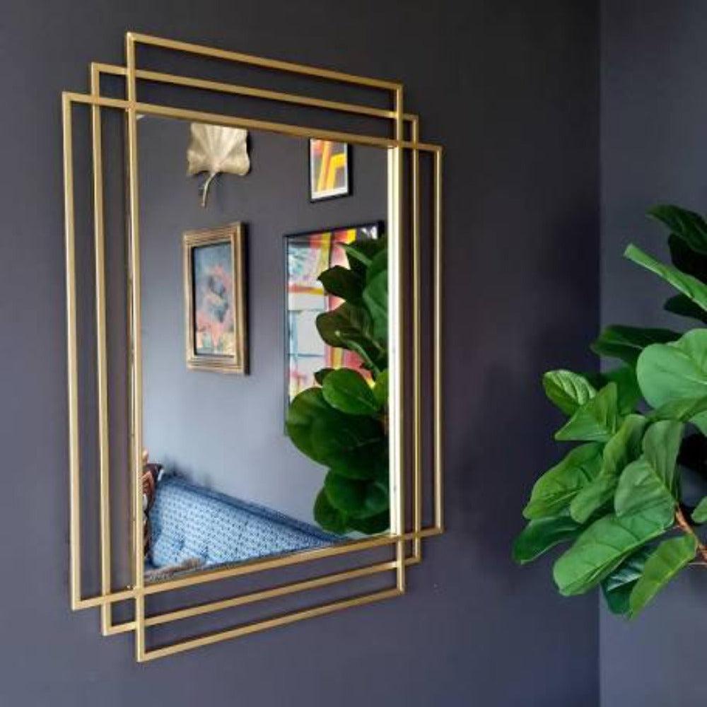 Kensington Oswin Triple Framed Mirror by RV ASTLEY-Renaissance Design Studio