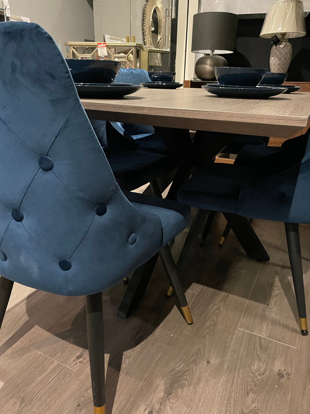 Mirabeau Rectangle extending Dining Table with extra wide smart top-Dining Table-Renaissance Design Studio