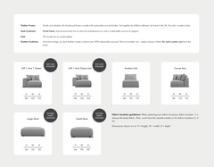 Rocco modular sofa Custom made for YOU by Whitemeadow . AFM-custom sofas-Renaissance Design Studio