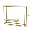 Susanne Gold and Cream console table special clearance deal