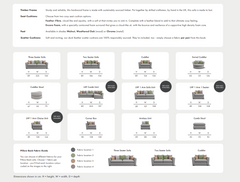 Sienna pillowback sofa custom made for you by Whitemeadow AF-sofa-Renaissance Design Studio