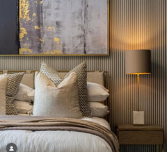 Sintia white marble table lamp-Renaissance Design Studio