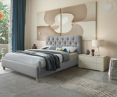 Sonny bed grey 4 ft clearance last one super quality