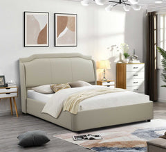 Thomas luxury faux leather ottoman gas lift bed in choice of 3 sizes