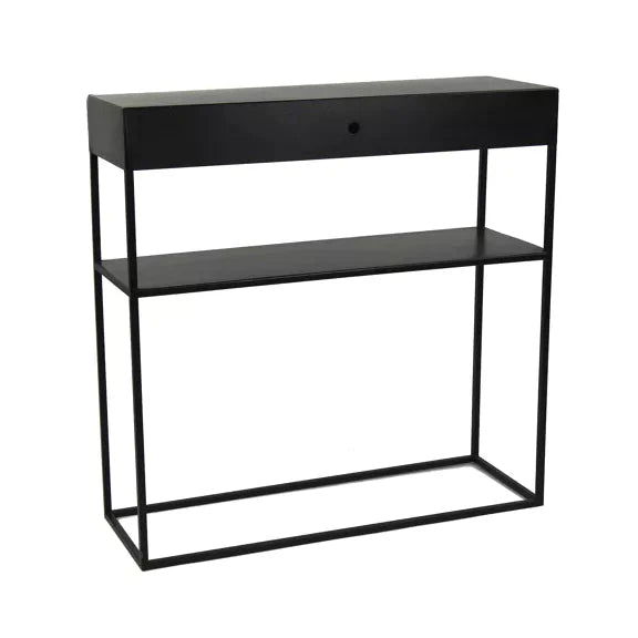 Zena Black Slim New model Console Table-console table-Renaissance Design Studio