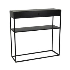 Zena Black Slim New model Console Table-console table-Renaissance Design Studio