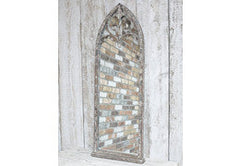 Fabulous rustic window mirror with arch Click n collect