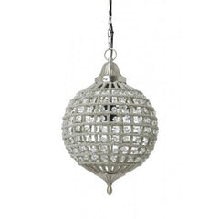 Hanging Ball Lamp with Crystals Cheyenne Size 2 Instore purchase