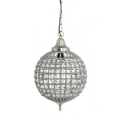 Hanging Ball Lamp with Crystals Cheyenne Size 3 instore purchase