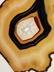 Mustard and Black framed wall art Collection only ex showroom