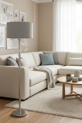 577 Glitz Floor Lamp silver Versailles clearance collect only