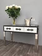 MIRRORED TRAVIS CONSOLE TABLE last one pay instore