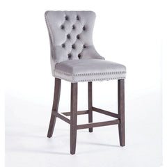 Kayla Jonathan Velvet Counter Bar Stools