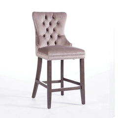 Kayla Jonathan Velvet Counter Bar Stools