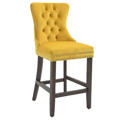 Kayla Jonathan Velvet Counter Bar Stools