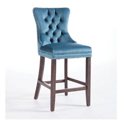 Kayla Jonathan Velvet Counter Bar Stools