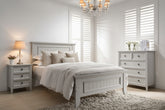 Milan bed with high panel headboard king size last one
