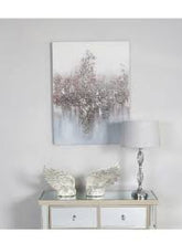 Pink and silver canvas picture 60 x 80 cm CLEARANCE OFFER free delivery