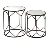 Set Of 2 Avantis October Polygonal Frame Tables Save 100. Collection only