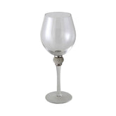 Milano Wine glass with diamante ball stem. Pick up only