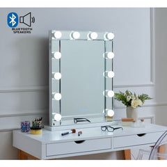 Hollywood Mirror with bluetooth and speaker desktop 80 x 60