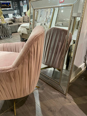 Sia swivel Chair in blush pink totally stunning ! Reduced instore