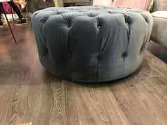 Darby footstool in grey or berry Instore purchase only /collection