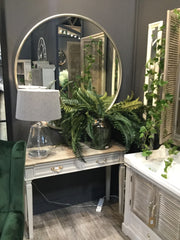 Liberty mirror 100 cm silver