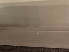 Dione Scroll hand crafted distressed finish console table 130cm