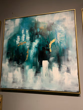 Ocean Storm hand painted wall art