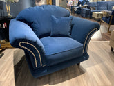 Bellini 1 seaters with spill resistant velvet fabric last one on clearance offer Instore only
