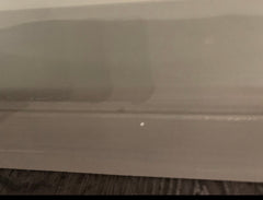 Dione Scroll hand crafted distressed finish console table 130cm