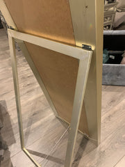 Large kardashian Beaded trimmed mirror champagne 168 x 53cm Sold out