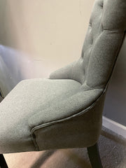 Detroit grey tufted chair new last one