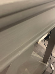 Dione Scroll hand crafted distressed finish console table 130cm