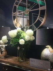 Medium statement Ashley mirrored clock 85cm