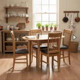 Cloe extending oval dining table less than half price clearance must be view prior to purchase as unboxed