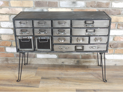 Metal cabinet sideboard urban retro office CLEARANCE for collection
