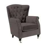 Belfield chesterfield wing back 1 seater reduced instore purchase only