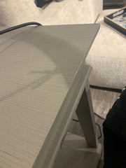 Dione Scroll hand crafted distressed finish console table 130cm