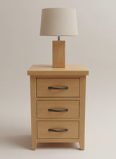 Oak Ramora bedside cabinet last 1. Less than half price Instore payment only
