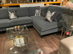 Denby loveseat with spill proof AQUA Velvet fabric LAST ONE