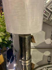 Indara table lamp hammered bronze with shade Instore purchase only