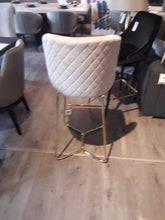 Crown Keri Bar Stools x 2 mink w gold leg for Collection only Clearance Offer pay Instore only